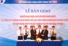 Bộ TT&TT chính thức tiếp nhận MobiFone và Học viện CNBCVT