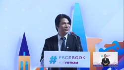 Tổng Thư ký Hiệp hội Internet Việt Nam (VIA) Vũ Thế Bình phát biểu tại sự kiện Chiến dịch “Facebook vì Việt Nam”