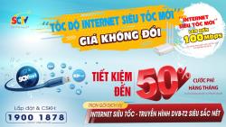 SCTV TĂNG TỐC ĐỘ INTERNET SIÊU TỐC MỚI TRÊN  TOÀN QUỐC